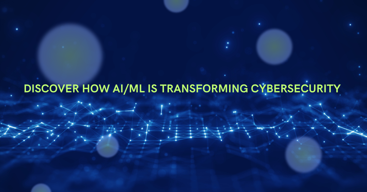 AI and machine learning in cybersecurity showing threat detection, anomaly detection, and automated security systems